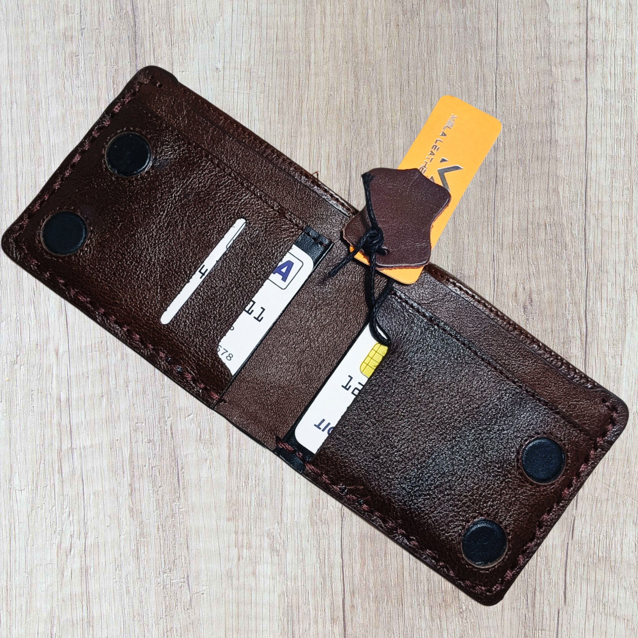 Original leather magnet wallet (m70c) - Image 3