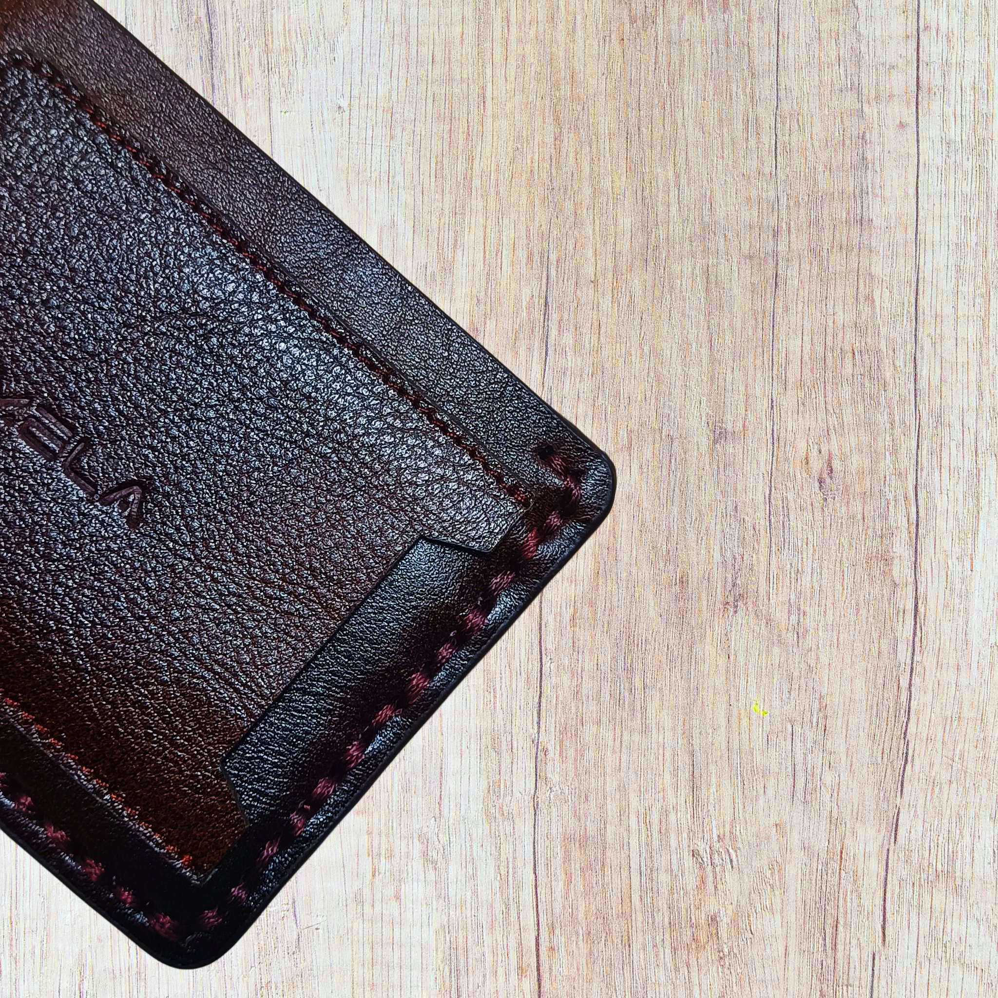 Original leather magnet wallet (m70c) - Image 4