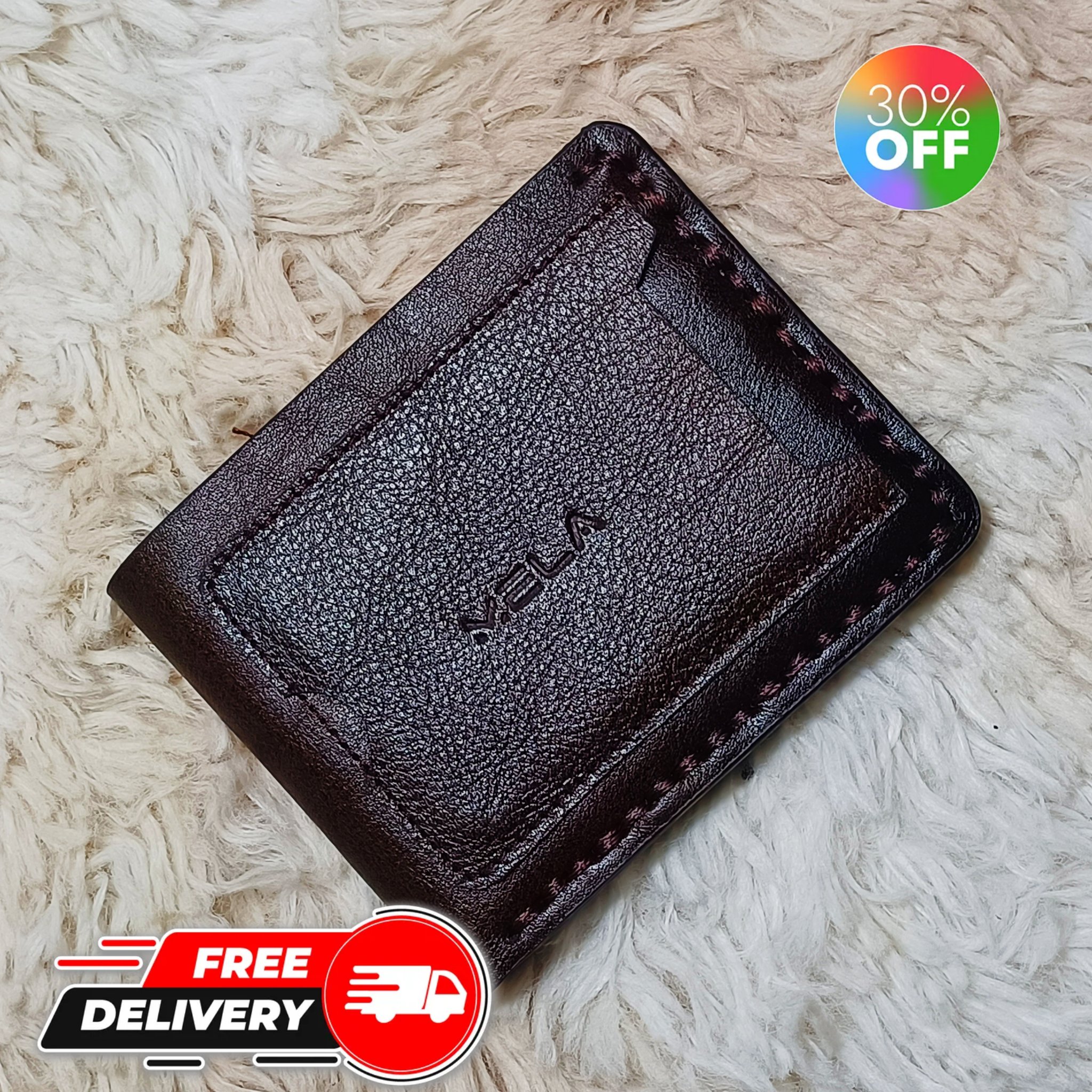 Original leather magnet wallet (m70c)